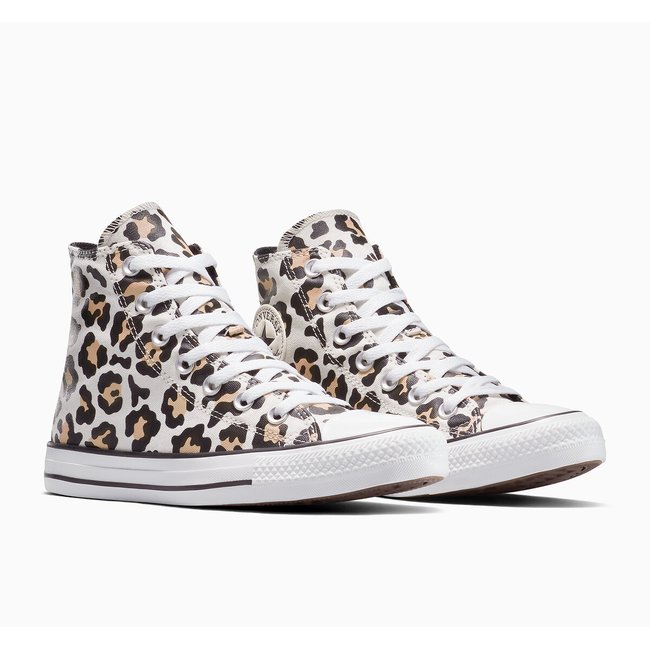 All Star Seasonal Hi Archive Print Trainers, leopard print, CONVERSE