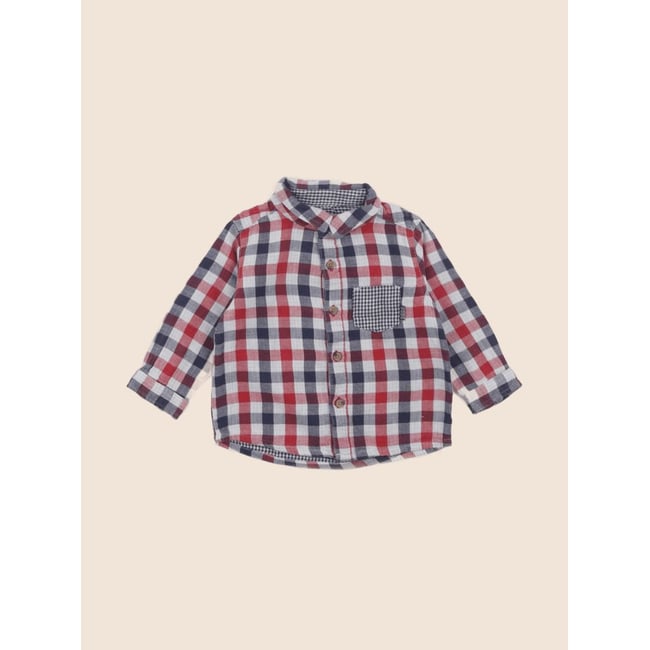 Chemise - Très bon état rouge <span itemprop=