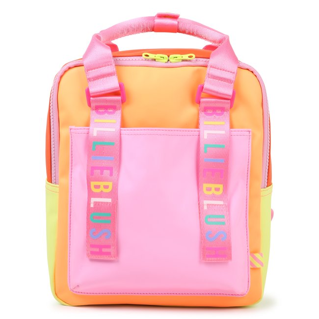 Sac à dos multicolore jaune fluo <span itemprop=
