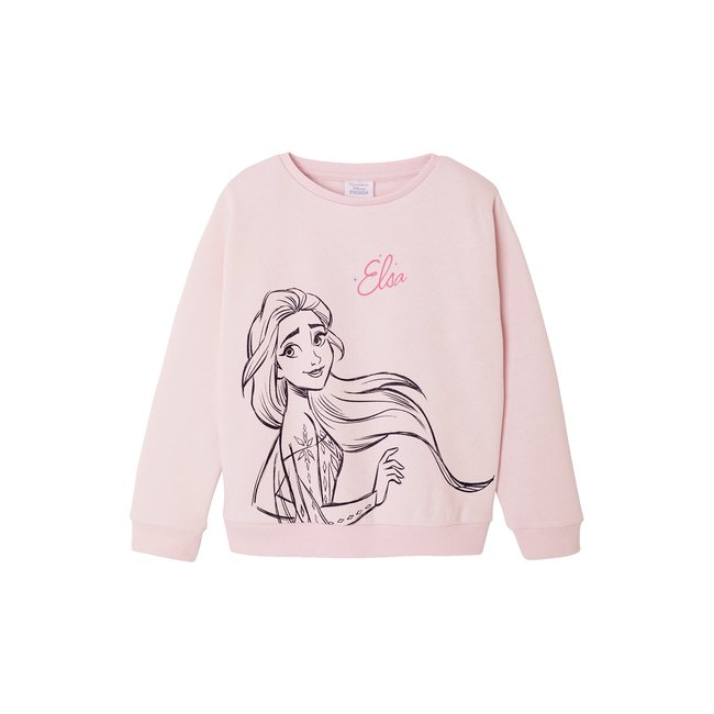 Sweat Disney® La Reine des Neiges lilas poudré <span itemprop=