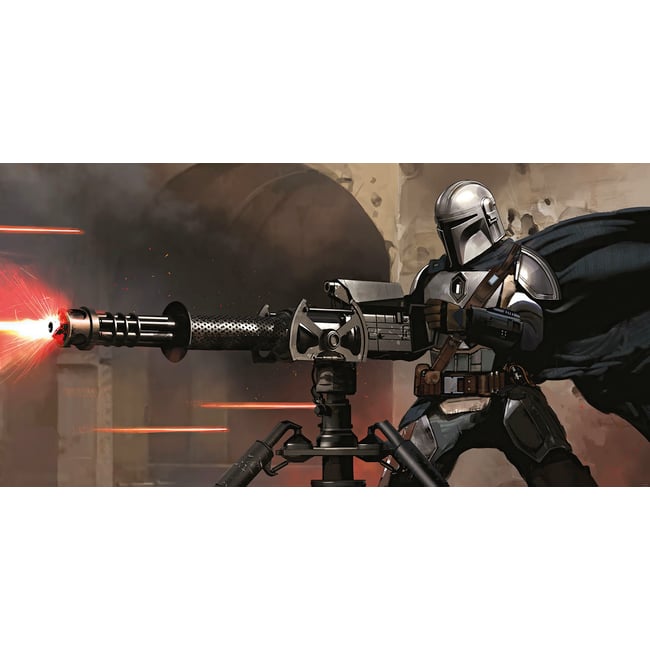 Papier peint Komar - Star Wars The Mandalorian Blaster - 500 x 250 cm - HEXOA