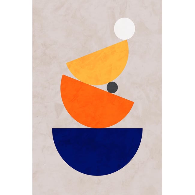 Tableau bleu de chine - HEXOA