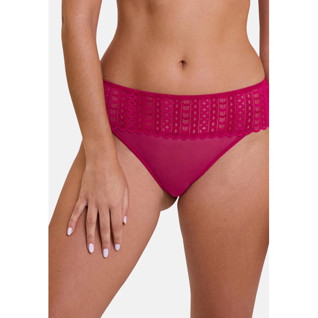 Tanga SECRÈTE rose granita <span itemprop=
