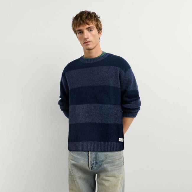 Pull Col Rond En Maille Coupe Casual - PEPE JEANS