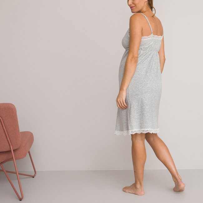 Maternity Nightie in Organic Cotton Mix