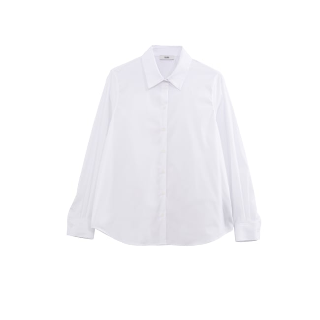Chemisier IKKS Blanc - Taille 42, Uni Ajouré En Viscose, Neuf Avec étiquettes