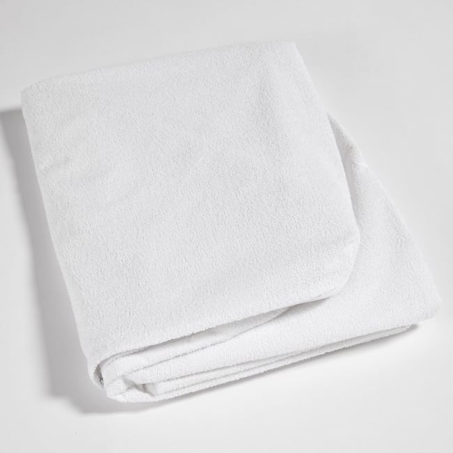 Housse de matelas intégrale imperméable pour matelas bébé Couleur blanc <span itemprop=
