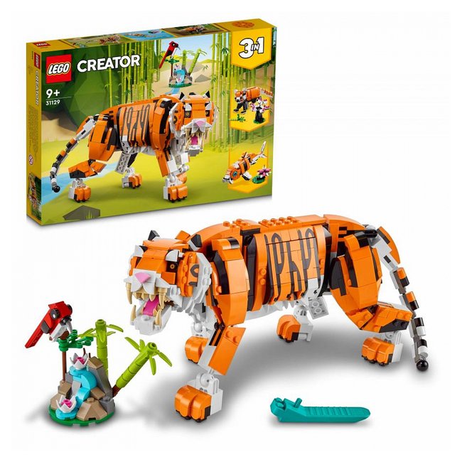 LEGO Creator - Construction du Tigre Majestueux 31129 multicolore <span itemprop=