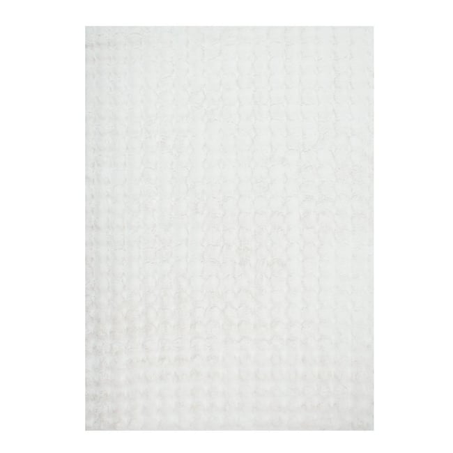 Tapis intérieur rectangulaire  BUMPY Couleur blanc <span itemprop=