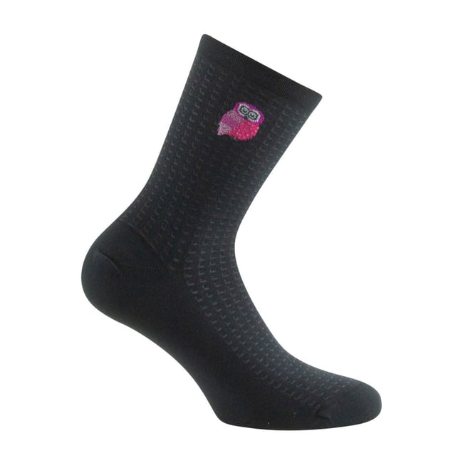 Mi-chaussettes Femme en coton chouette MADE IN FRANCE - KINDY