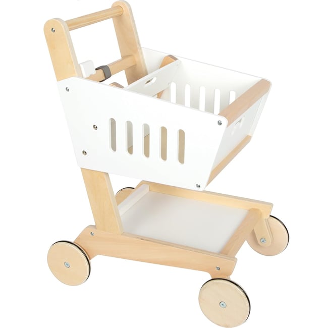 Caddie en bois FRESH blanc <span itemprop=