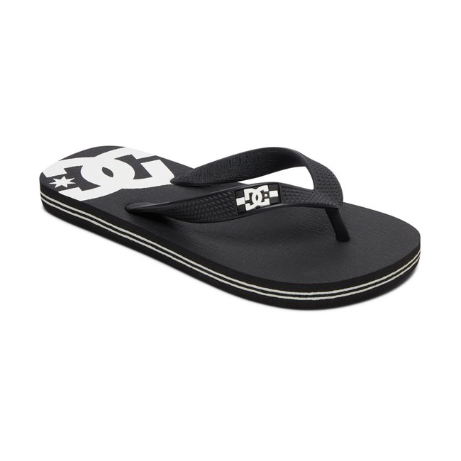 Tongs SPRAY. noir black/white <span itemprop=