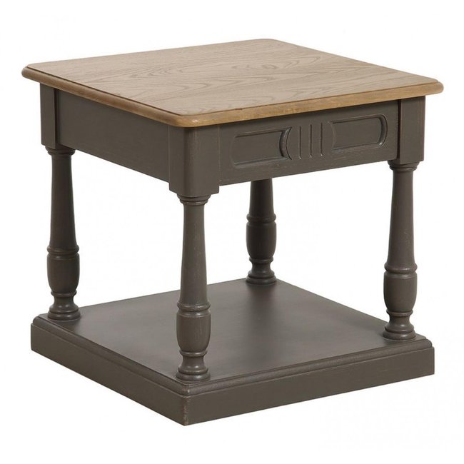 Bout de canapé - MANOIR Couleur marron <span itemprop=