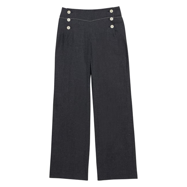 Pantalon Gabriel bleu <span itemprop=