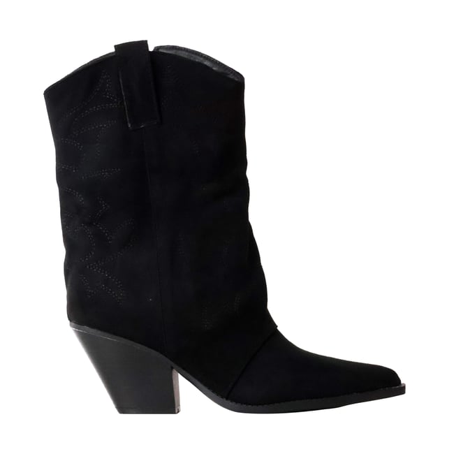 Bottines à Zip Bellucci noir <span itemprop=