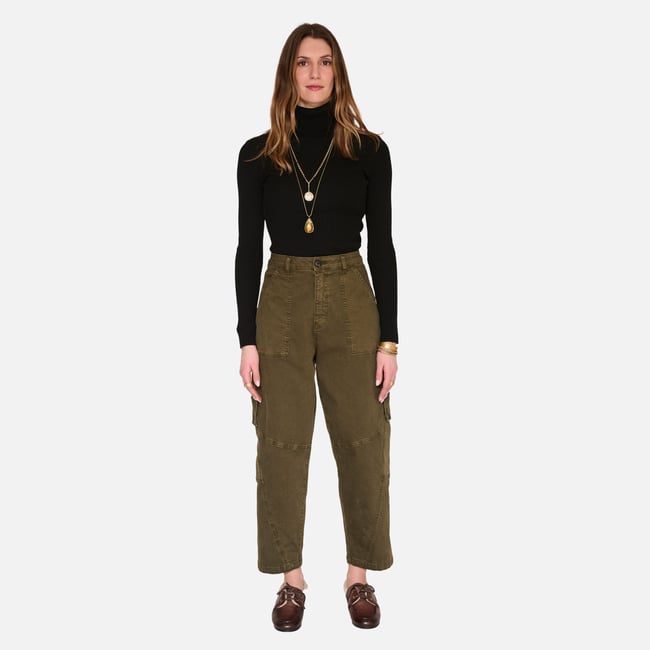 Pantalon PASSIONA MISSOURI kaki <span itemprop=