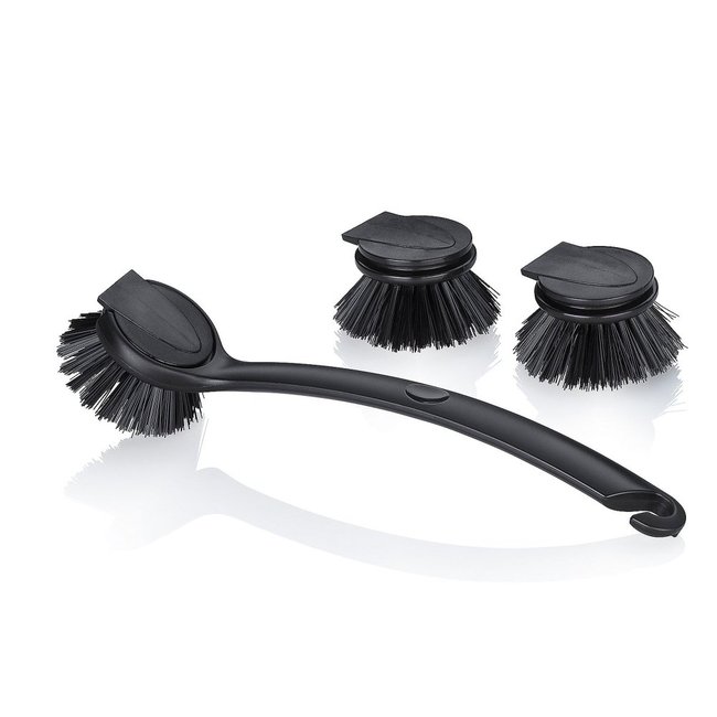 Set de 3 brosses à vaisselle Pit Couleur noir <span itemprop=