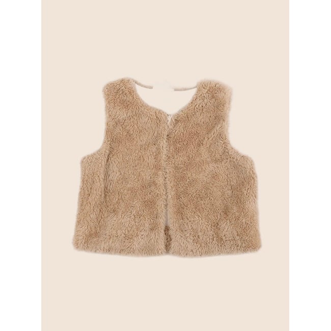 Gilet - Bon état marron <span itemprop=
