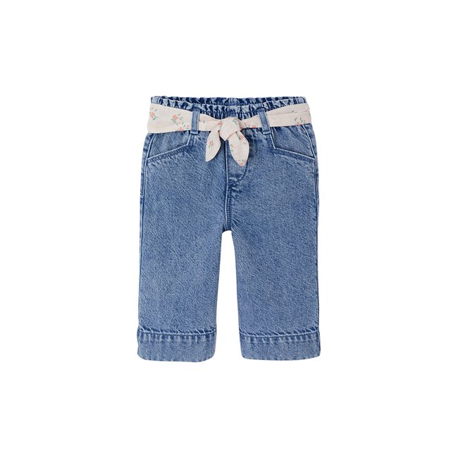 Pantalon large avec ceinture à nouer double stone <span itemprop=