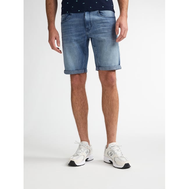 Short en jean regular-fit bullseye desertfox bleu forest fog <span itemprop=