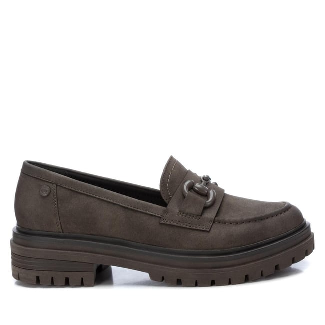 Wuyaraymia Mocassins Femme Cuir Chunky – Confort Toute La Journée, Semelle Caoutchouc Antidérapante, Cuir Memory Foam Respirant