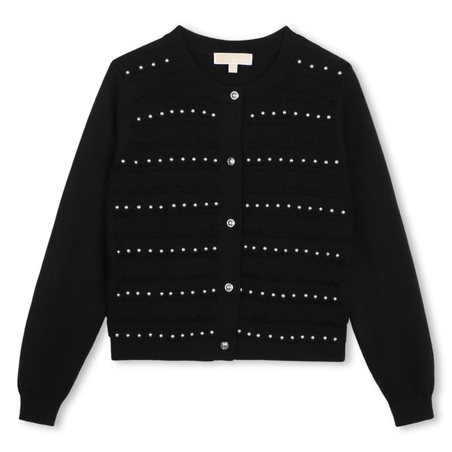 Cardigan en tricot black <span itemprop=
