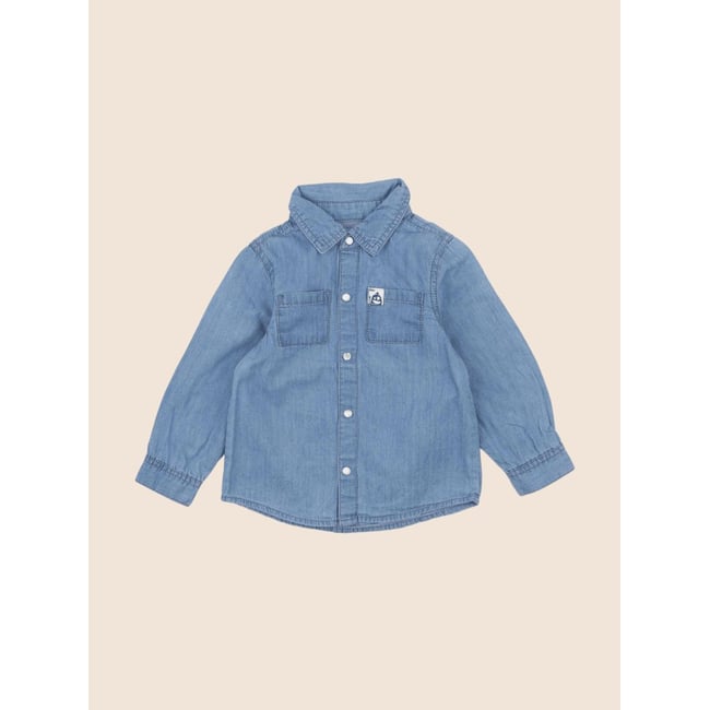 Blouse - Très bon état bleu <span itemprop=