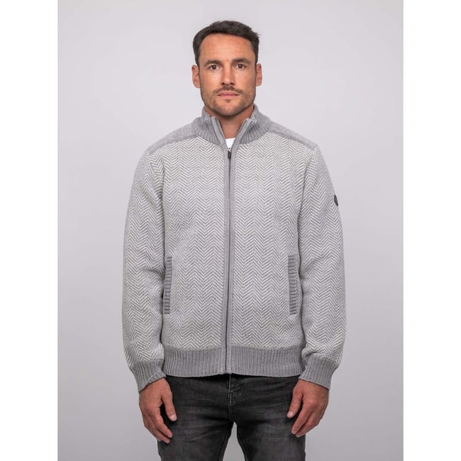 Gilet Zippé Motif Chevrons Lenidico - RITCHIE