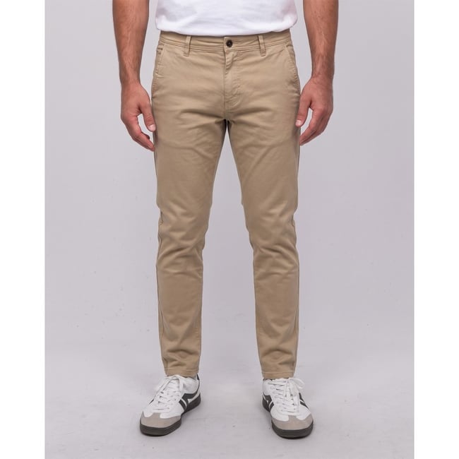Pantalon Chino Slim Valory beige <span itemprop=