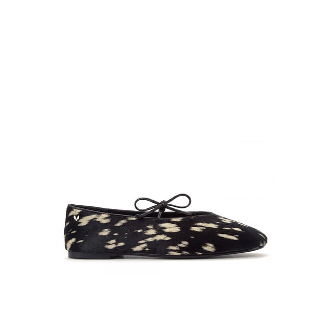 Ballerines cuir Grenelle black <span itemprop=