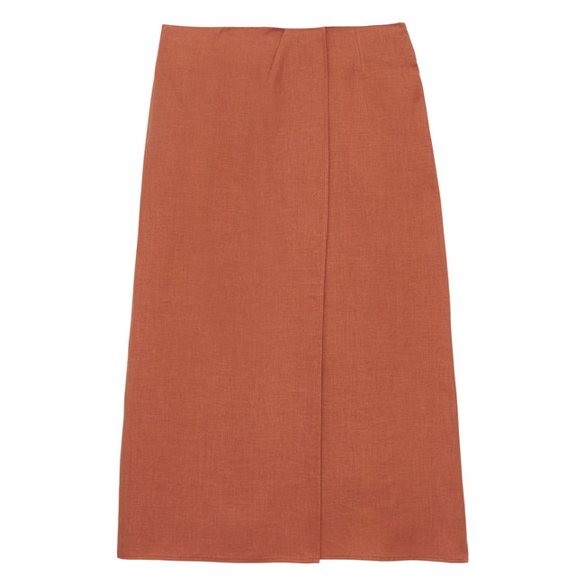 Jupe aurelie camel <span itemprop=
