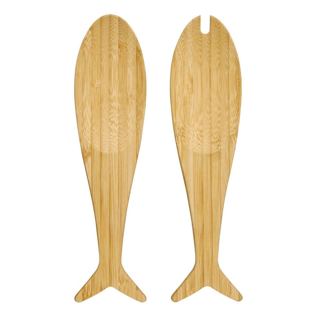 Couverts à salade OCEANIA marron <span itemprop=