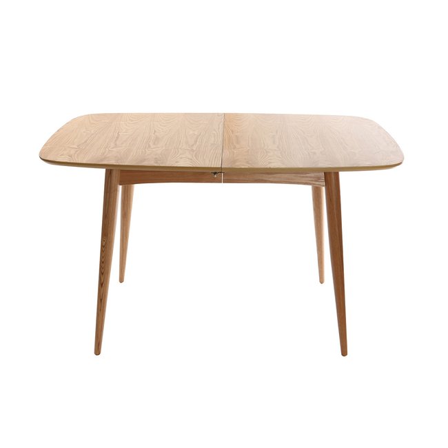 Table à manger extensible rectangulaire NORDECO Couleur frêne <span itemprop=