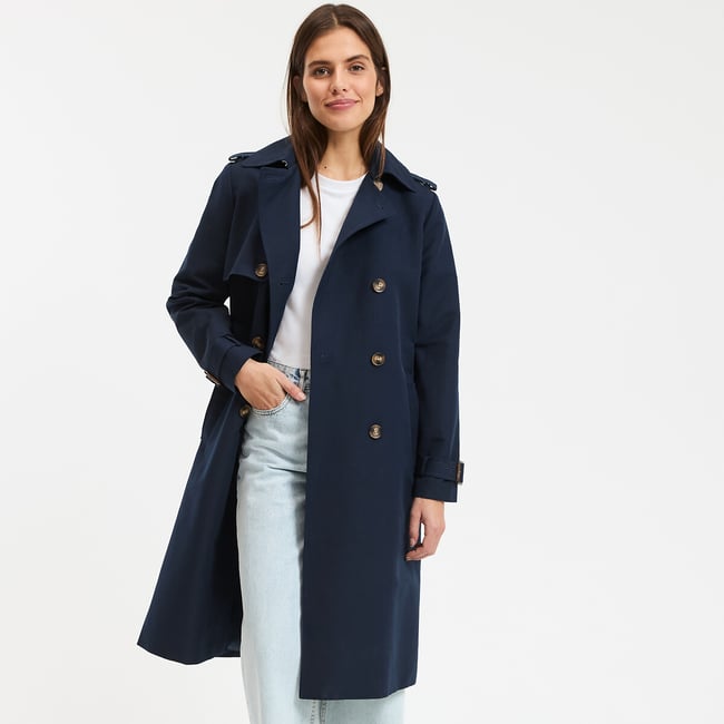 Double-Breasted Trench Coat - LA REDOUTE COLLECTIONS