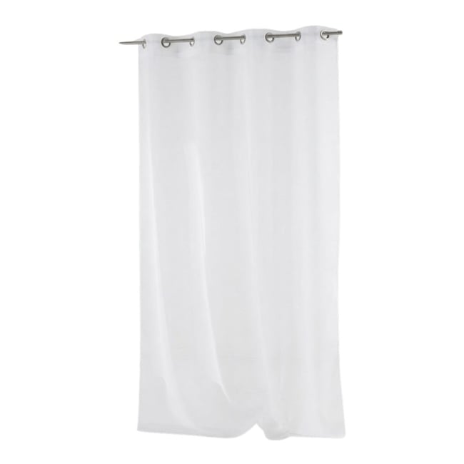 Voilage sable a oeillets Lissea naturel <span itemprop=