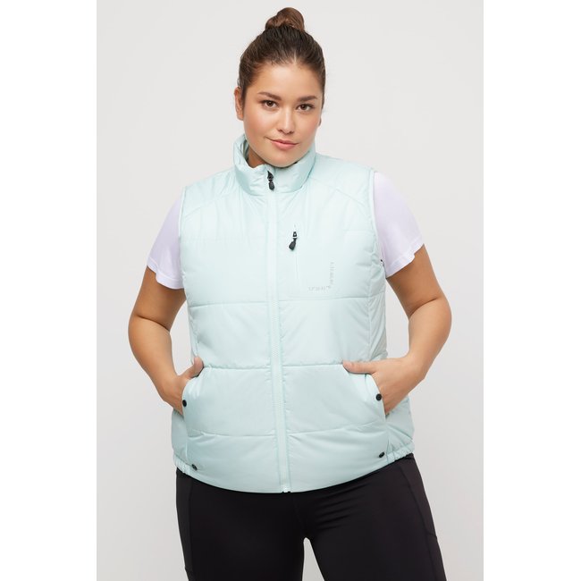 Doudoune matelassée HYPAR, col montant bleu glace <span itemprop=