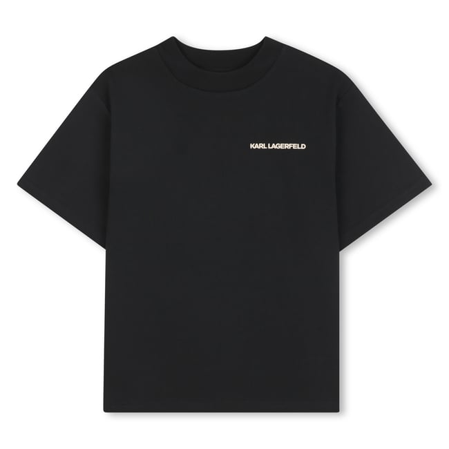 T-shirt en jersey de coton épais black <span itemprop=