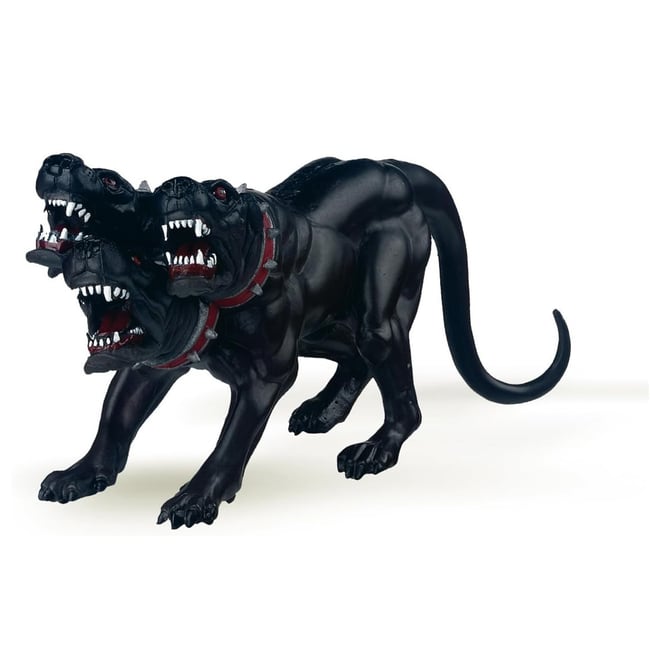 Figurine Cerbère noir <span itemprop=