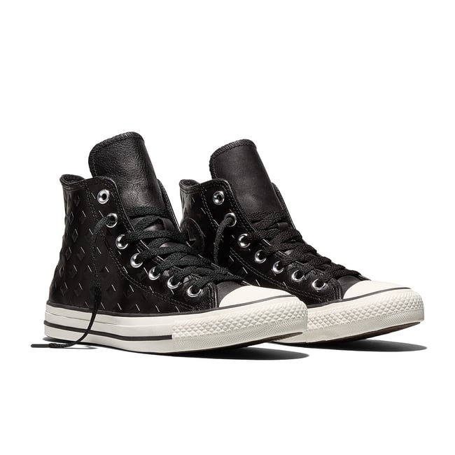 Baskets CHUCK TAYLOR ALL STAR HI STUDDED LEATHER noir <span itemprop=