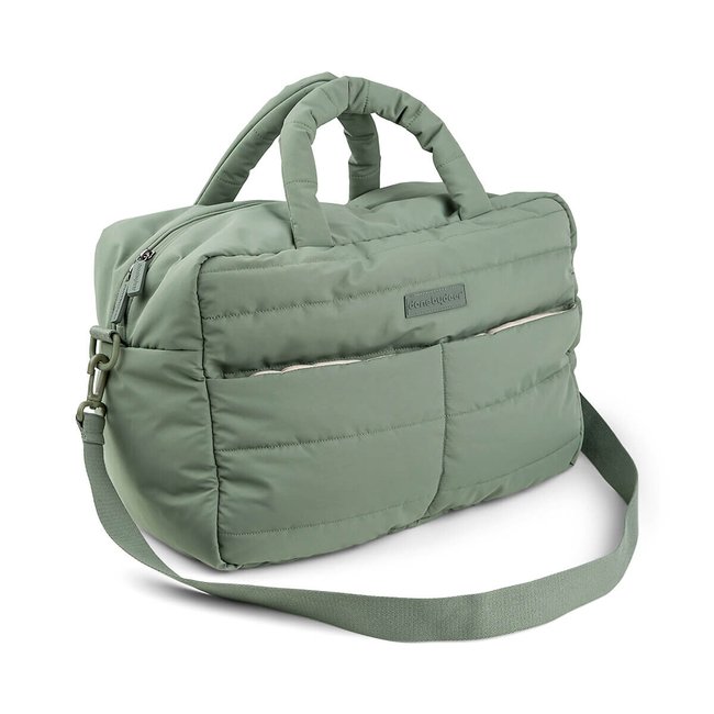 Quilted changing bag, green, DONE BY DEER