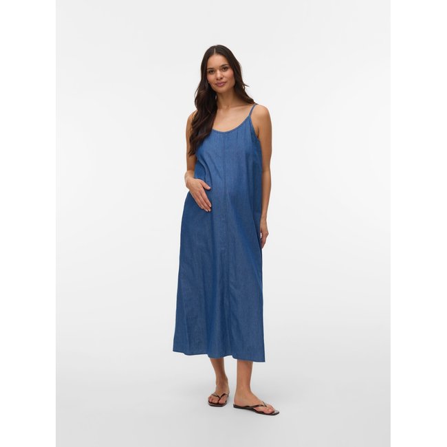 Robe MLVANDA Robe de Maternité medium blue denim <span itemprop=