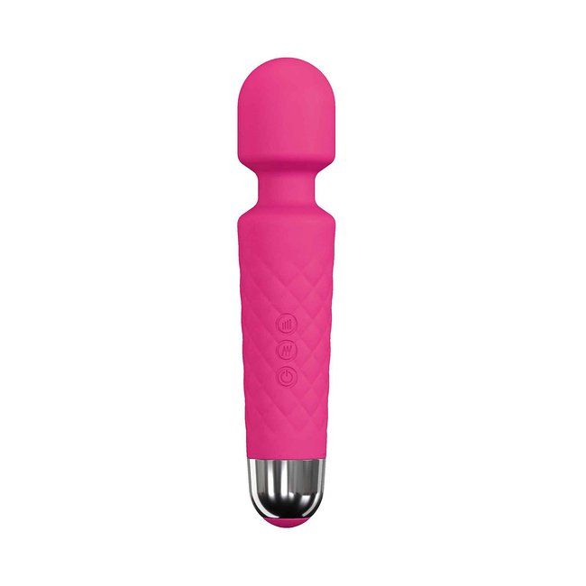 Massager Wanderful-Wand mit Akku magentarosa <span itemprop=
