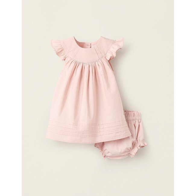 Robe + Bloomer avec Volants rose clair <span itemprop=