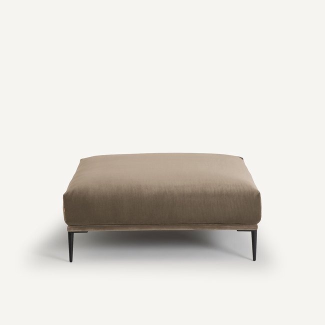 Repose-pied XL velours, Oscar design E.Gallina - AM.PM