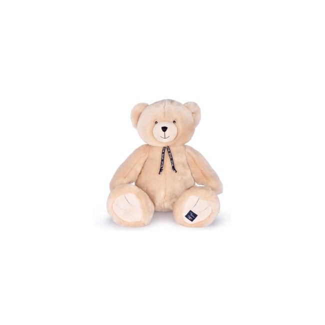 L'ours Maïlou couleur champagne 50 cm beige <span itemprop=