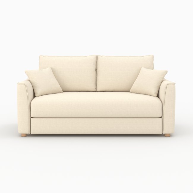 Canapé convertible en tissu texturé - OLYMPE - RENDEZ-VOUS DÉCO