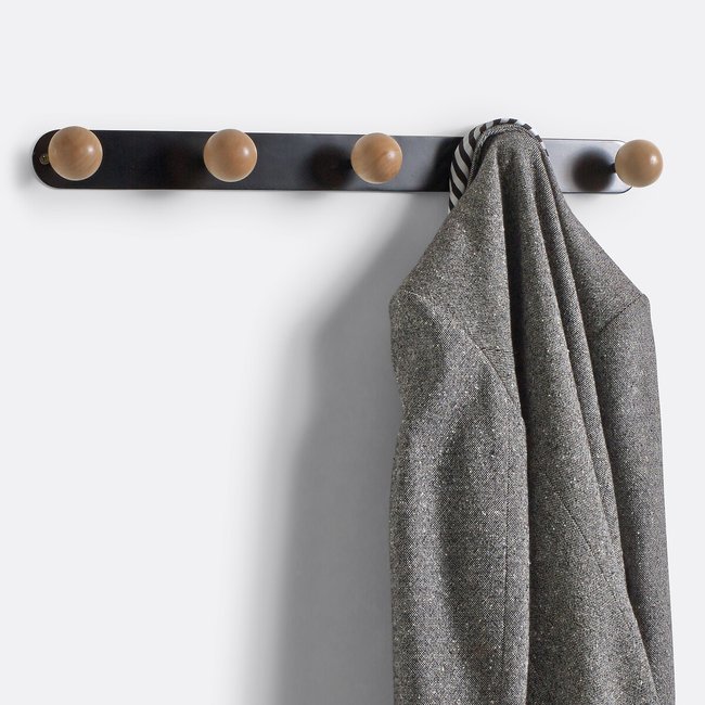Patère murale Agama 5 supports Couleur noir <span itemprop=