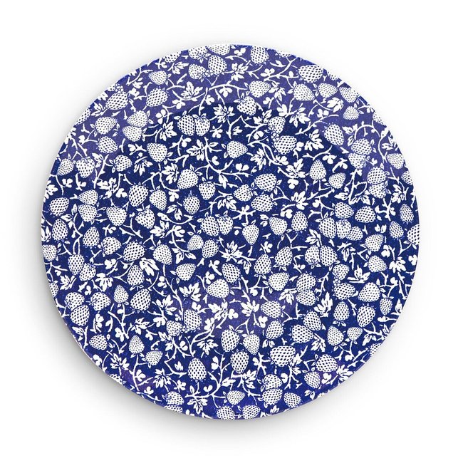 Set of 4 Eton Dinner Plates, blue, WADE POTTERY