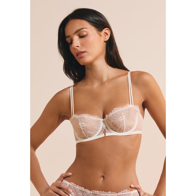 Soutien-gorge N.9 - Balconnet en broderie florale FAVEUR - ETAM