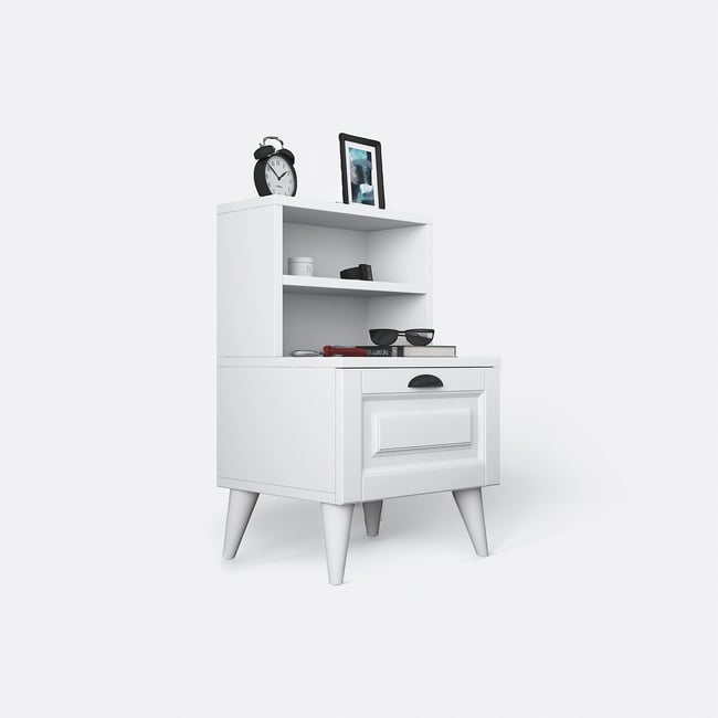 Прикроватная тумба, BD105 / БД105 белый SO'HOME